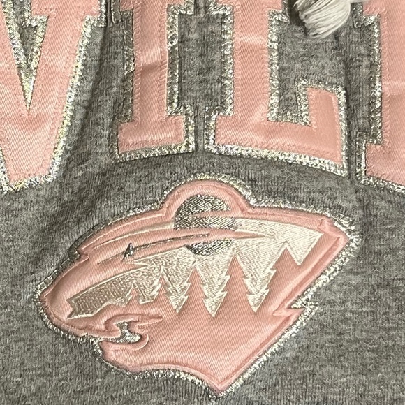 MN Minnesota Wild NHL Hockey Womens Hooded Hoodie Sweatshirt Small - Picture 3 of 4